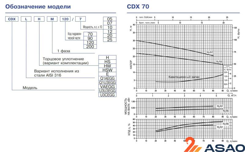 Ebara CDX/A 120/07 Q1AEGG ROT.3 SCA